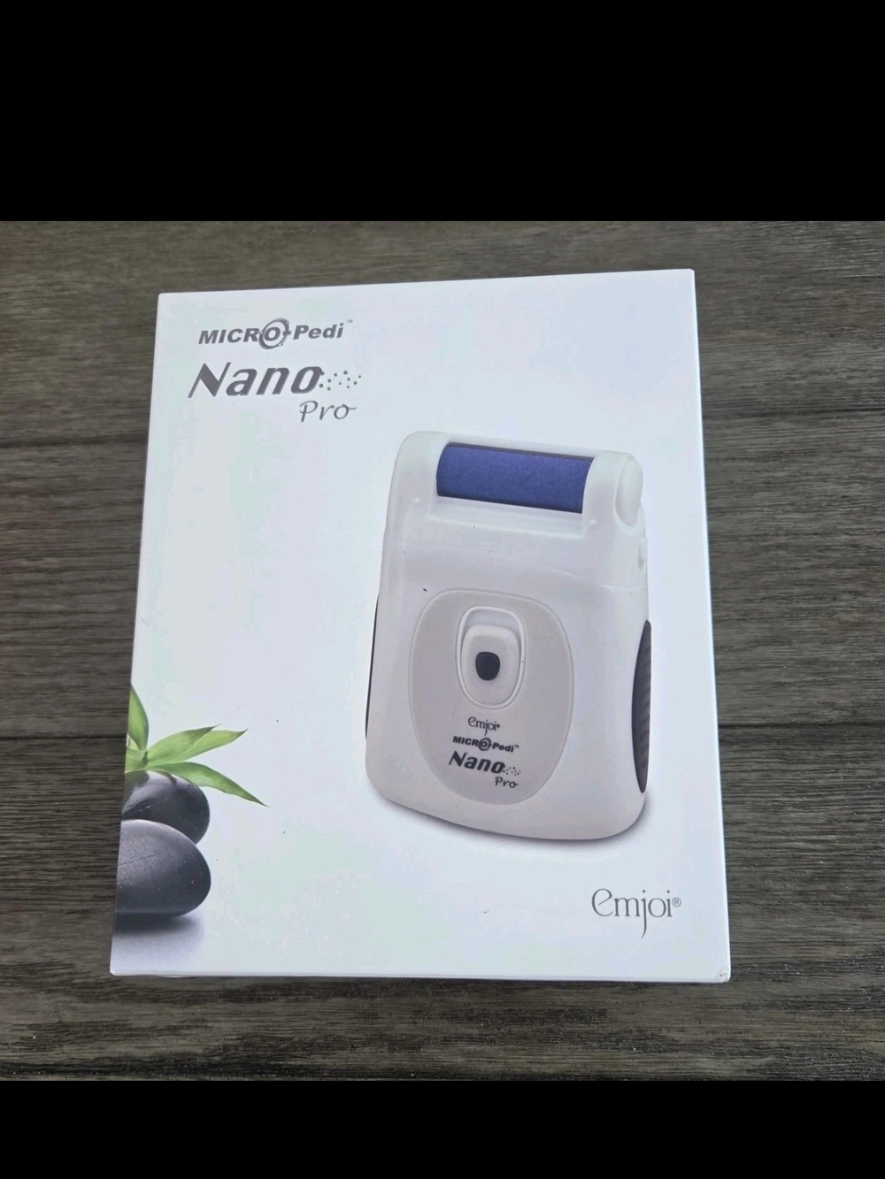 NEW Emjoi Micro-Pedi Nano Pro White Portable Pedicure Callus Remover